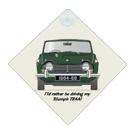 Triumph TR4A 1964-68 Car Window Hanging Sign